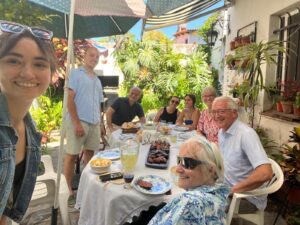 BBQ at a friend's house. 